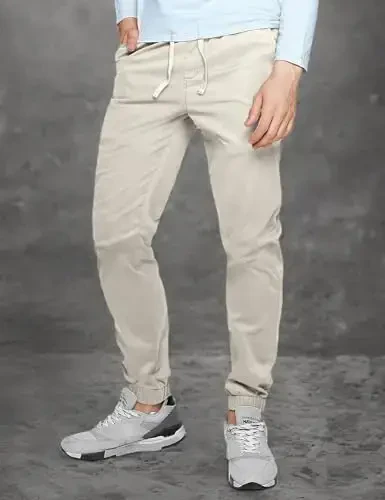 Match Men's Chino Jogger Pants - 6