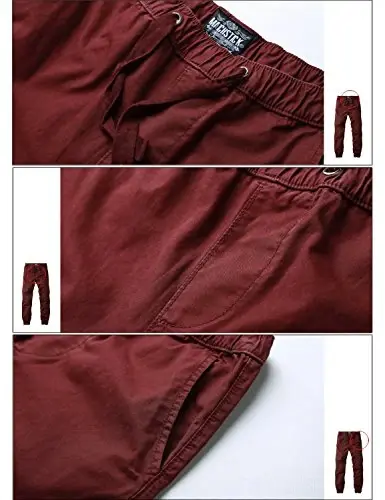 Match Men's Chino Jogger Pants - 5