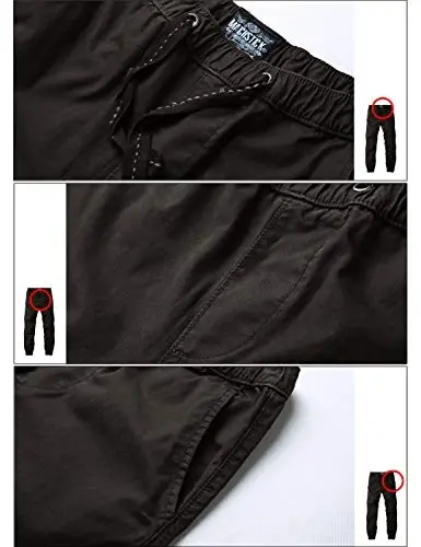 Match Men's Chino Jogger Pants - 4