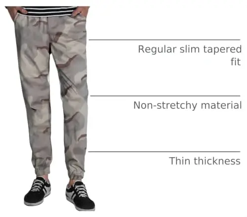 Match Men's Chino Jogger Pants - 4