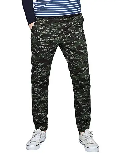 Match Men's Chino Jogger Pants - 1
