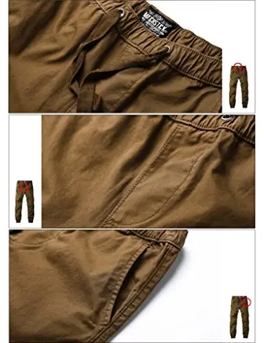 Match Men's Chino Jogger Pants - 5