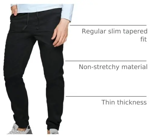 Match Men's Chino Jogger Pants - 3