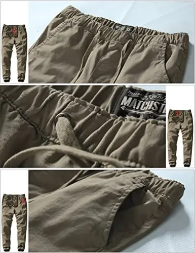 Match Men's Chino Jogger Pants - 5