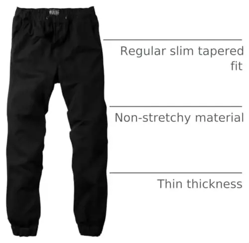 Match Men's Chino Jogger Pants - 4