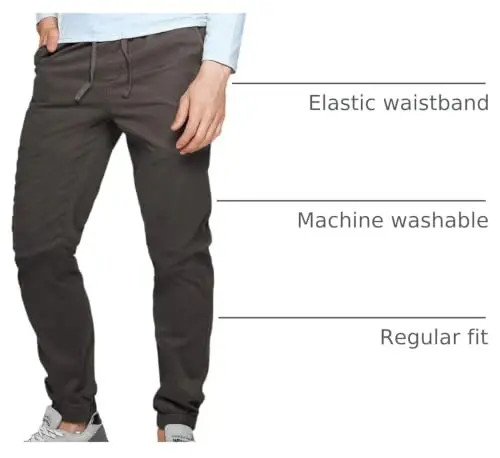 Match Men's Chino Jogger Pants - 3