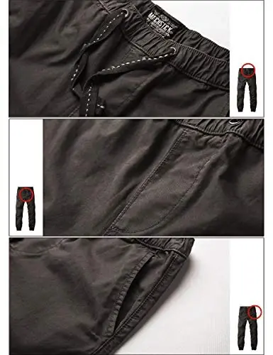 Match Men's Chino Jogger Pants - 5