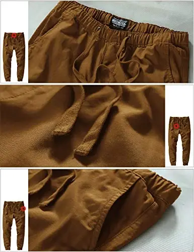 Match Men's Chino Jogger Pants - 5