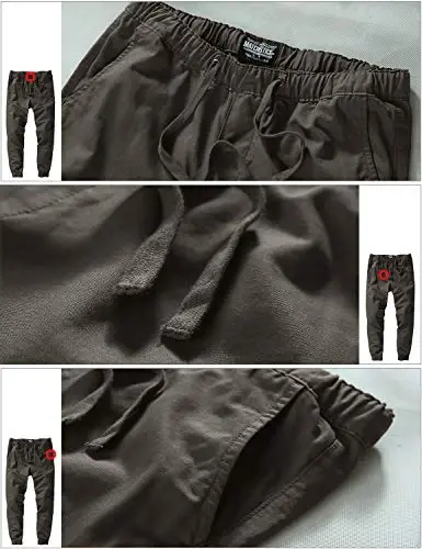 Match Men's Chino Jogger Pants - 5