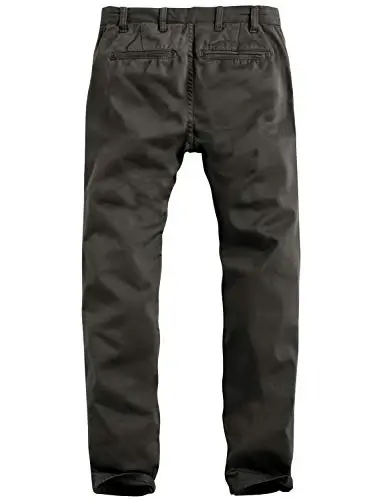 Match Mens Regular-Fit Casual Flat Front Chino Pants | Straight Leg, 100% Cotton, 5-Pocket Design, Office Wear, Weekend Casual, Daily Wear,Twill Fabric - 5