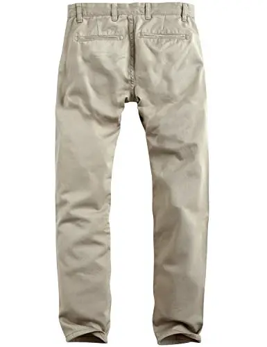 Match Mens Regular-Fit Casual Flat Front Chino Pants | Straight Leg, 100% Cotton, 5-Pocket Design, Office Wear, Weekend Casual, Daily Wear,Twill Fabric - 5