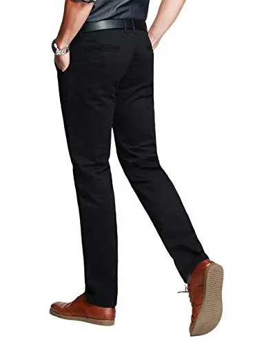 Match Mens Regular-Fit Casual Flat Front Chino Pants | Straight Leg, 100% Cotton, 5-Pocket Design, Office Wear, Weekend Casual, Daily Wear,Twill Fabric - 2
