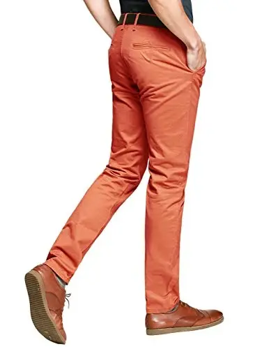 Match Mens Regular-Fit Casual Flat Front Chino Pants | Straight Leg, 100% Cotton, 5-Pocket Design, Office Wear, Weekend Casual, Daily Wear,Twill Fabric - MATCH (1)