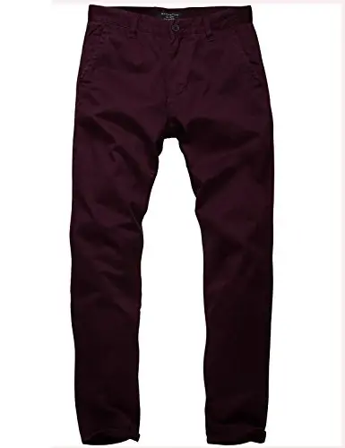 Match Mens Regular-Fit Casual Flat Front Chino Pants | Straight Leg, 100% Cotton, 5-Pocket Design, Office Wear, Weekend Casual, Daily Wear,Twill Fabric - 3