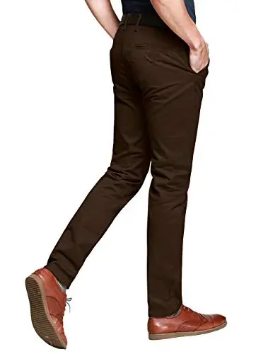 Match Mens Regular-Fit Casual Flat Front Chino Pants | Straight Leg, 100% Cotton, 5-Pocket Design, Office Wear, Weekend Casual, Daily Wear,Twill Fabric - MATCH (1)
