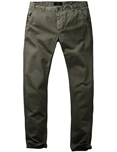 Match Mens Regular-Fit Casual Flat Front Chino Pants | Straight Leg, 100% Cotton, 5-Pocket Design, Office Wear, Weekend Casual, Daily Wear,Twill Fabric - 3