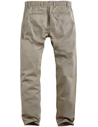 Match Mens Regular-Fit Casual Flat Front Chino Pants | Straight Leg, 100% Cotton, 5-Pocket Design, Office Wear, Weekend Casual, Daily Wear,Twill Fabric - 5