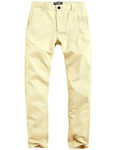Match Mens Regular-Fit Casual Flat Front Chino Pants | Straight Leg, 100% Cotton, 5-Pocket Design, Office Wear, Weekend Casual, Daily Wear,Twill Fabric - 3