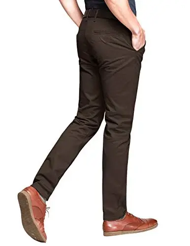 Match Mens Regular-Fit Casual Flat Front Chino Pants | Straight Leg, 100% Cotton, 5-Pocket Design, Office Wear, Weekend Casual, Daily Wear,Twill Fabric - 2
