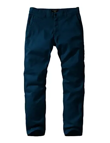 Match Men's Regular Fit Comfort Stretch Casual Chino Pants | Straight Leg, Cotton Blend, Twill Fabric, Flat Front, Business Casual, Daily Wear Everyday - 5