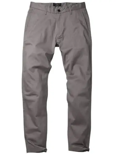 Match Men's Regular Fit Comfort Stretch Casual Chino Pants | Straight Leg, Cotton Blend, Twill Fabric, Flat Front, Business Casual, Daily Wear Everyday - MATCH (1)