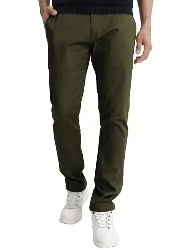 Match Men's Regular Fit Comfort Stretch Casual Chino Pants | Straight Leg, Cotton Blend, Twill Fabric, Flat Front, Business Casual, Daily Wear Everyday - 6