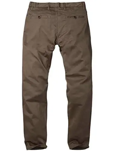 Match Men's Regular Fit Comfort Stretch Casual Chino Pants | Straight Leg, Cotton Blend, Twill Fabric, Flat Front, Business Casual, Daily Wear Everyday - 4