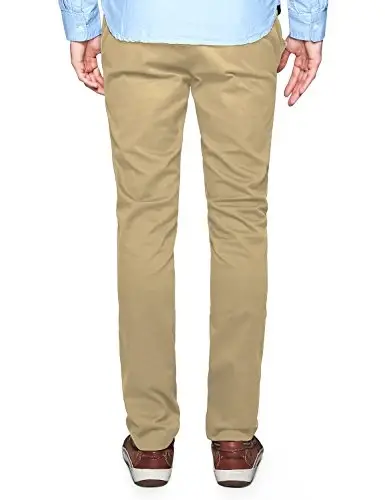 Match Men's Regular Fit Comfort Stretch Casual Chino Pants | Straight Leg, Cotton Blend, Twill Fabric, Flat Front, Business Casual, Daily Wear Everyday - 4