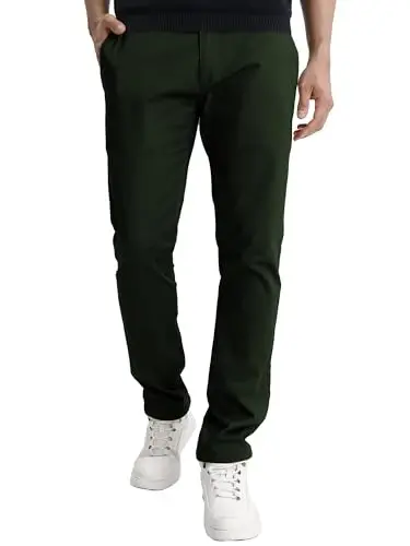 Match Men's Regular Fit Comfort Stretch Casual Chino Pants | Straight Leg, Cotton Blend, Twill Fabric, Flat Front, Business Casual, Daily Wear Everyday - 5