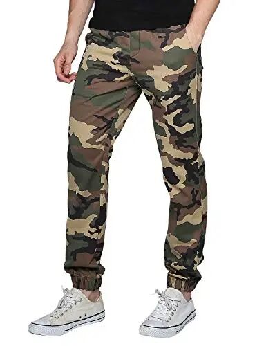Match Men's Regular Fit Comfort Stretch Casual Chino Pants | Straight Leg, Cotton Blend, Twill Fabric, Flat Front, Business Casual, Daily Wear Everyday - Match