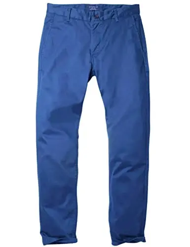 Match Men's Regular Fit Comfort Stretch Casual Chino Pants | Straight Leg, Cotton Blend, Twill Fabric, Flat Front, Business Casual, Daily Wear Everyday - 3
