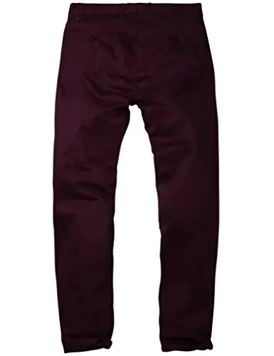 Match Men's Regular Fit Comfort Stretch Casual Chino Pants | Straight Leg, Cotton Blend, Twill Fabric, Flat Front, Business Casual, Daily Wear Everyday - 4
