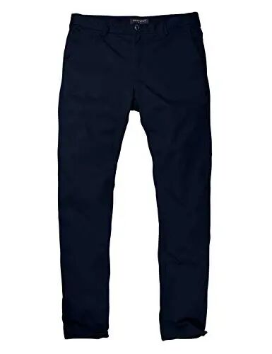 Match Men's Regular Fit Straight-Leg Casual Pants | 2-Button Fly Closure,Stretch Fabric,Year-Round Wear,Workwear Compatible,Versatile Daily Styling - Match (1)