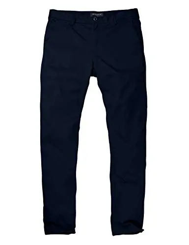 Match Men's Regular Fit Straight-Leg Casual Pants | 2-Button Fly Closure,Stretch Fabric,Year-Round Wear,Workwear Compatible,Versatile Daily Styling - Match (1)