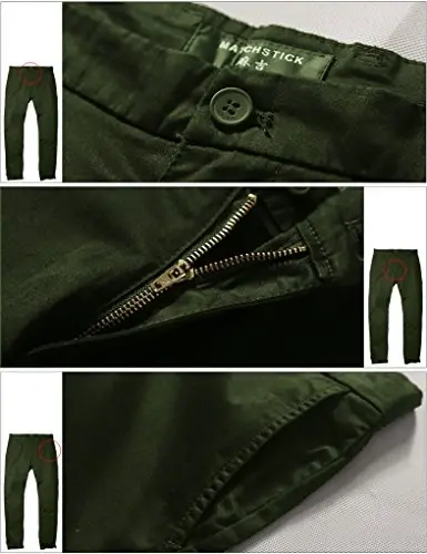 Match Men's Slim Tapered Casual Pants #8105 - 5