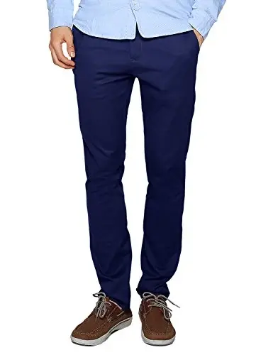 Match Men's Slim Tapered Casual Pants #8105 - 1