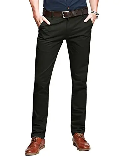 Match Men's Slim Tapered Casual Pants #8105 - 1