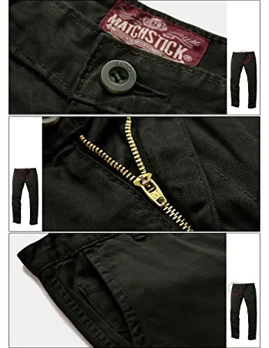 Match Men's Slim Tapered Casual Pants #8105 - 5