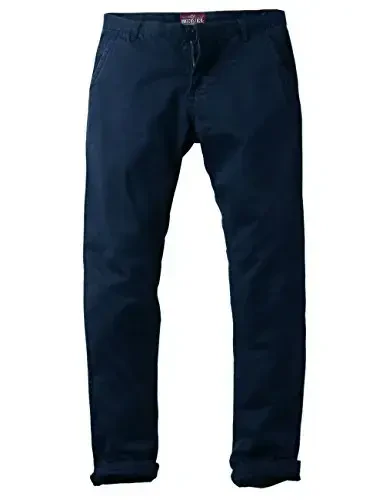 Match Mens Slim Tapered Flat Front Casual Pants - 3