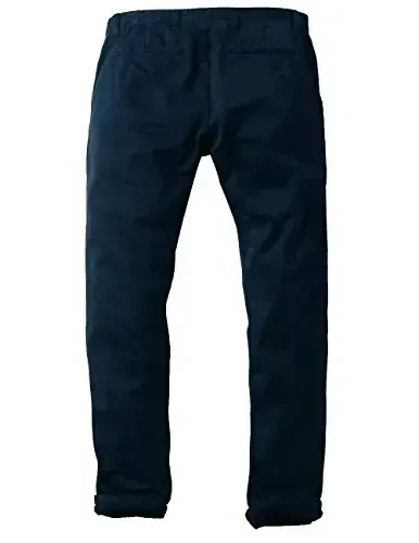 Match Mens Slim Tapered Flat Front Casual Pants - 4