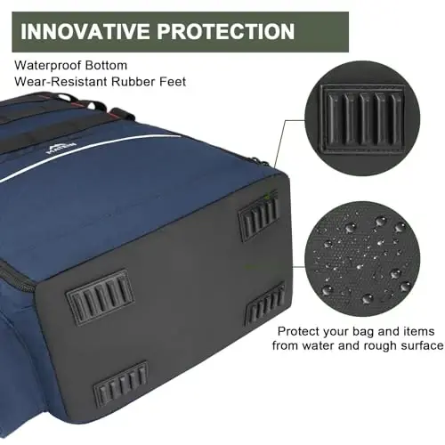 MATEIN Fishing Backpack, Water Resistant Tackle Storage Bag with Rod Holders & Cooler, Fishing Gifts for Men - 2