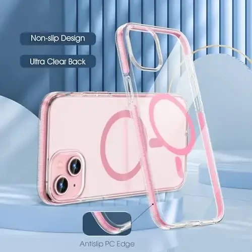 MATEPROX Compatible with iPhone 15 Plus Case, Clear Thin Slim Cover Shockproof Bumper Case for iPhone 15 Plus 6.7