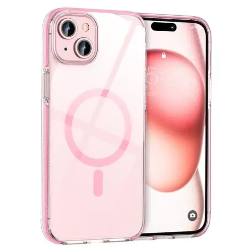 MATEPROX Compatible with iPhone 15 Plus Case, Clear Thin Slim Cover Shockproof Bumper Case for iPhone 15 Plus 6.7