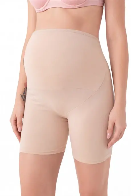 Maternity Boxer Shorts Nude Cotton Elastane - 2
