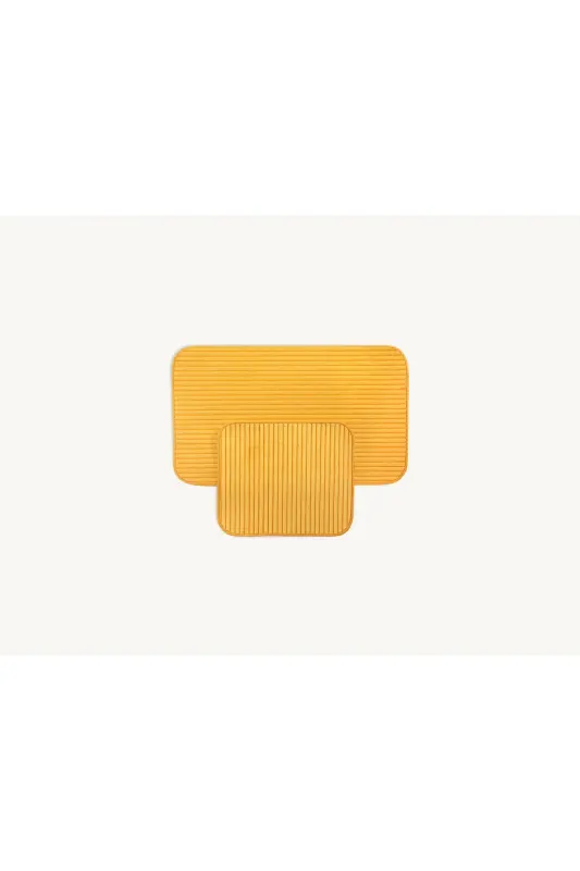 Mathilda Bath Mat - Mustard - 50x80 Cm-MUSTARD - 2