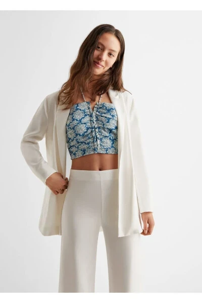 Matodan tikilgan blazer - MANGO TEEN