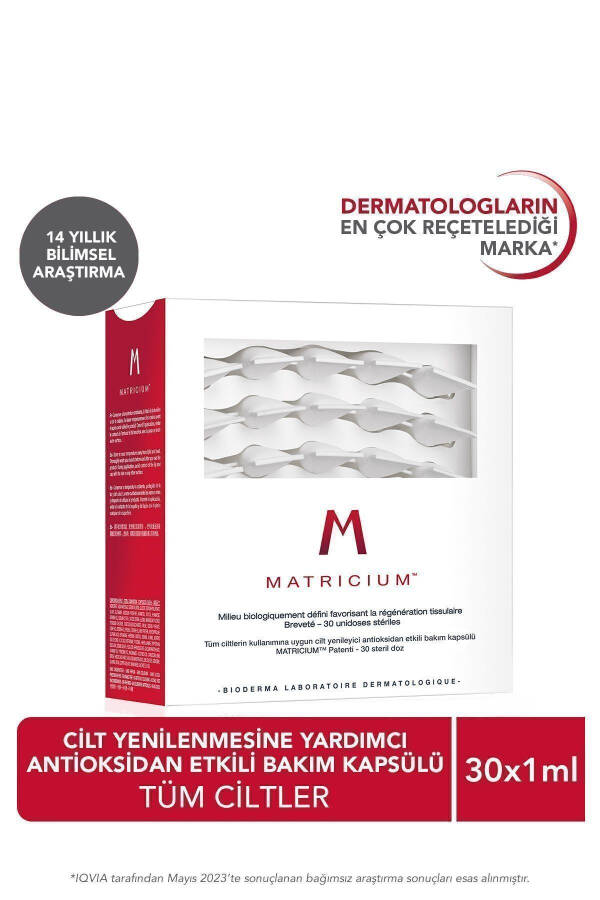 Matrıcıum Regenerating Antioxidant Niacinamide, Peptide, Hyaluronic Acid Care Capsule 30x1ml - 9