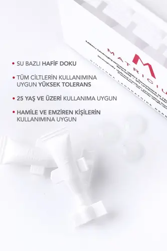 Matrıcıum Yangilanadigan Antioksidant Taʼsirli Niatsinamid, Peptid, Giyaluron kislotali Parvarish Kapsulası 30x1ml - 7