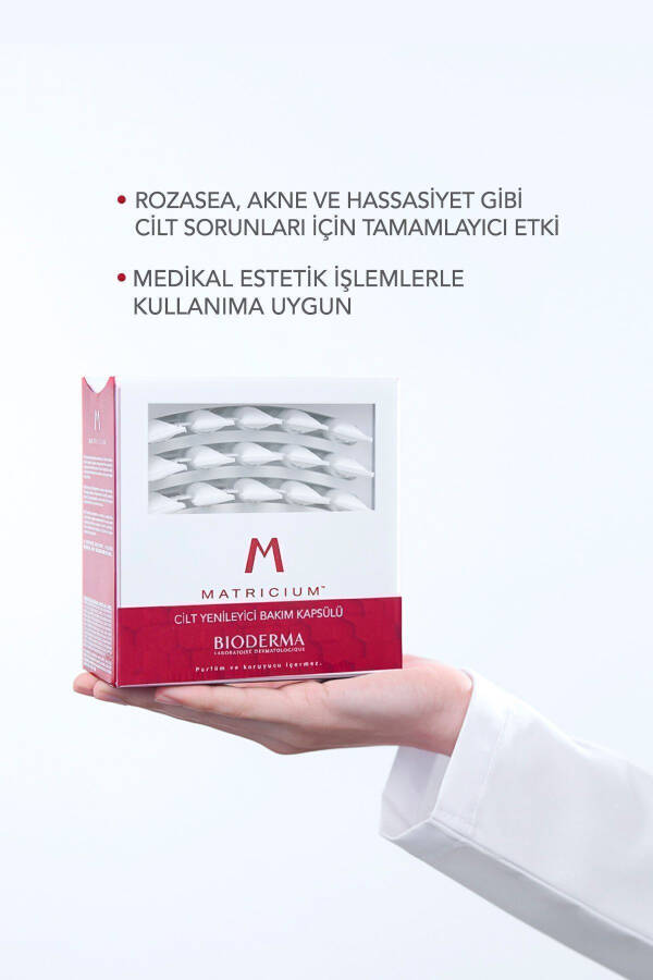 Matrıcıum Yangilanadigan Antioksidant Taʼsirli Niatsinamid, Peptid, Giyaluron kislotali Parvarish Kapsulası 30x1ml - 14