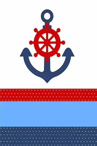 Матросский Узор Маяк Якорь Цифровая Печать Моющийся Нескользящий Детский Ковер-Смешанный Цвет - Modazone (1)